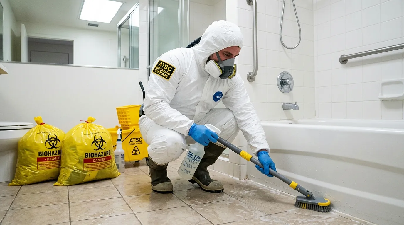 Decontamination equipment deployed for Blood Cleanup in Belvedere Park